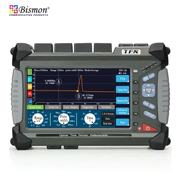 F7 Compact OTDR High-performance OTDR SM 1310/1550nm(38/36dB)